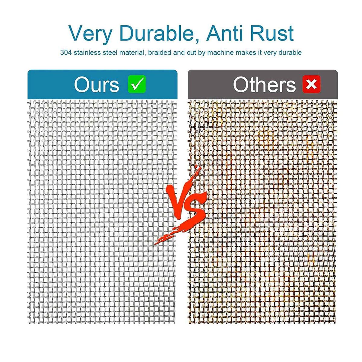 Mesh Sheet, 4 Packs Wire Mesh Panels 20 Mesh, Mouse Rodent