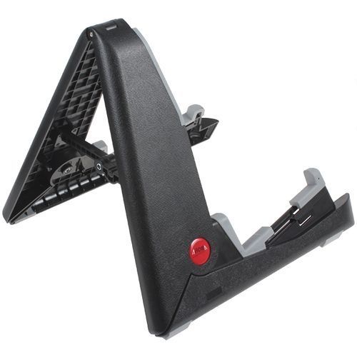 Black Portable Folding Guitar Stand For Acoustic Guitar