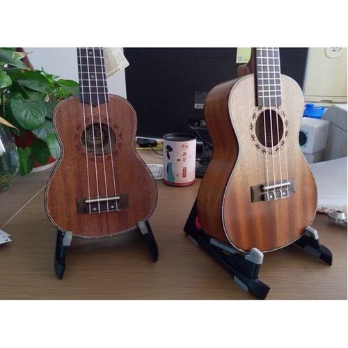 Black Portable Folding Guitar Stand For Acoustic Guitar