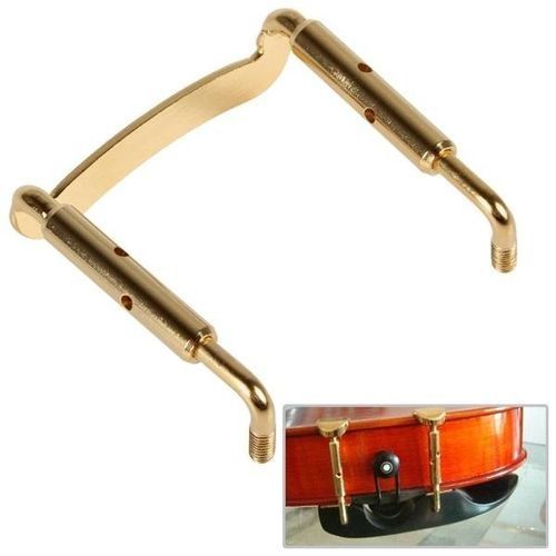 Golden Metal Violin Chin Rest Screw Designed For 4/4 Violin