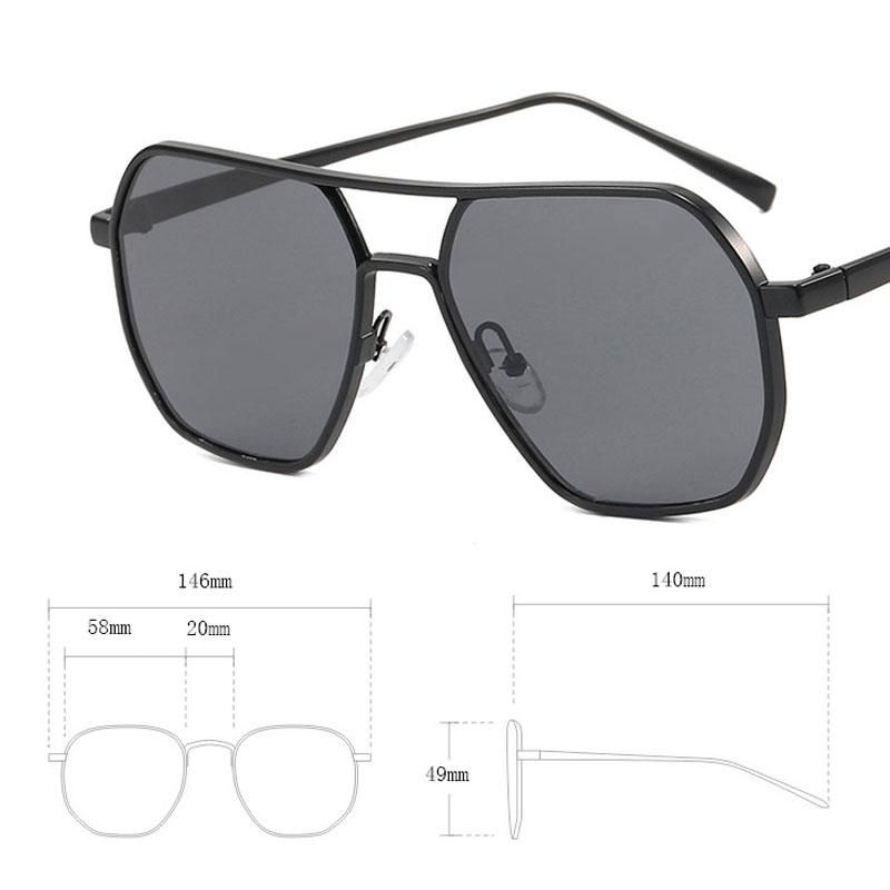 Men's Retro Sunglasses Brand Designer High Quality Metal Frame Sunglasses Protective Driving Glasses Glasses UV400