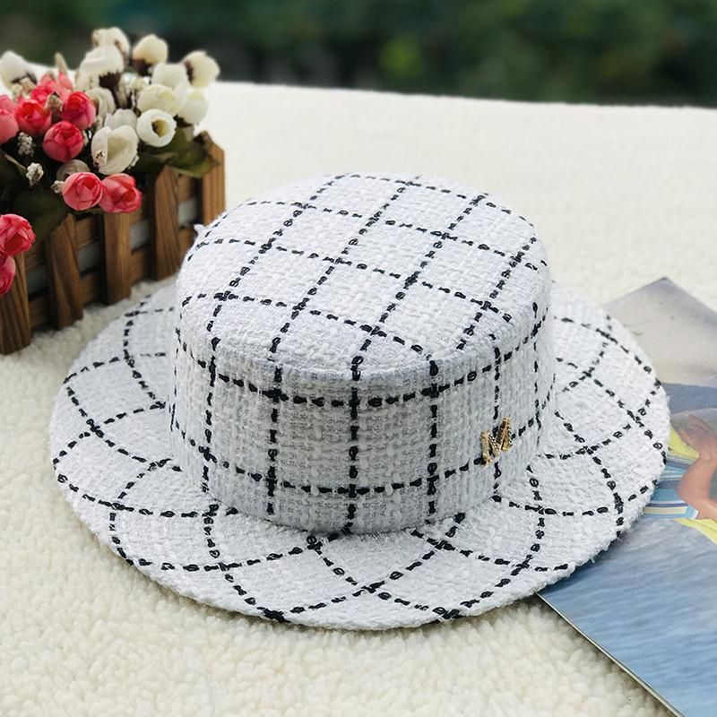 M flat top straw hats female mixed color Beach Hat Lady boater Sun Caps m Panama fedora women's cap
