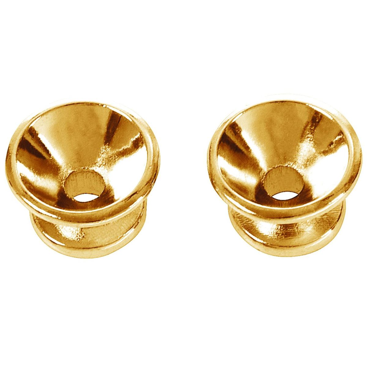 2 x Electric Acoustic Guitar Bass Strap Button Screw Lock Pins Pegs Pads Golden