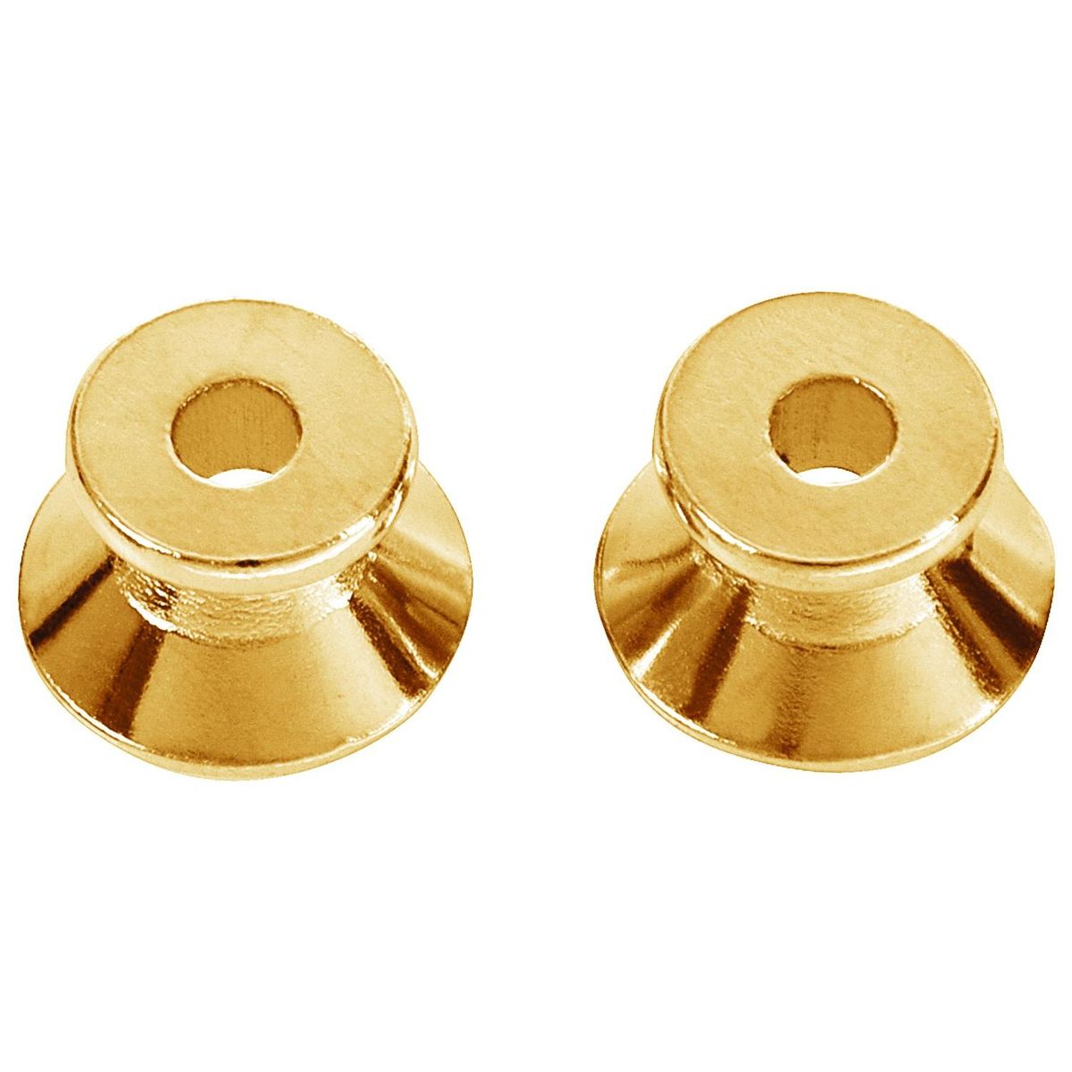 2 x Electric Acoustic Guitar Bass Strap Button Screw Lock Pins Pegs Pads Golden
