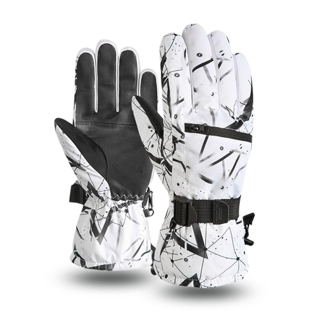 Winter Gloves for Men and Women Thicken Warm Gloves Ski Gloves Waterproof Touchscreen Gloves with Soft Lining for Skiing Mountaineering Hiking Cycling Riding