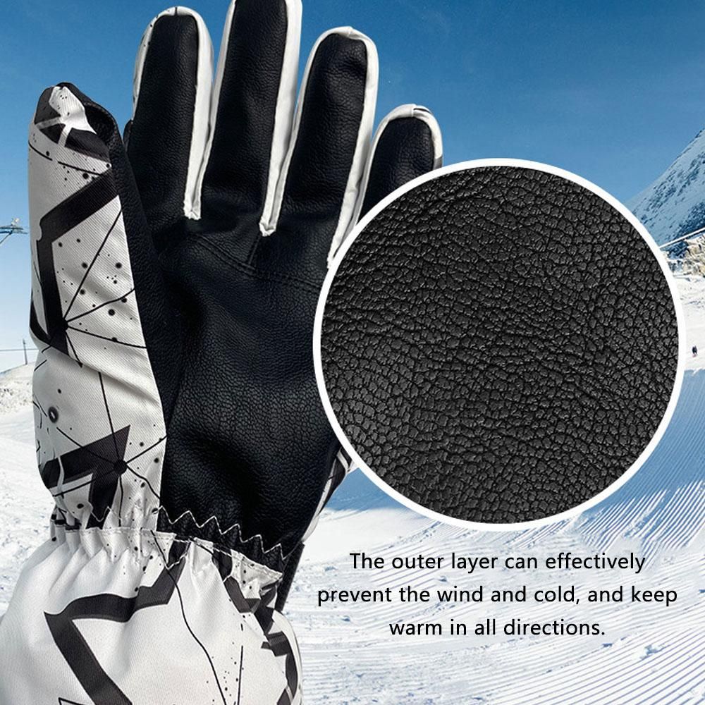 Winter Gloves for Men and Women Thicken Warm Gloves Ski Gloves Waterproof Touchscreen Gloves with Soft Lining for Skiing Mountaineering Hiking Cycling Riding