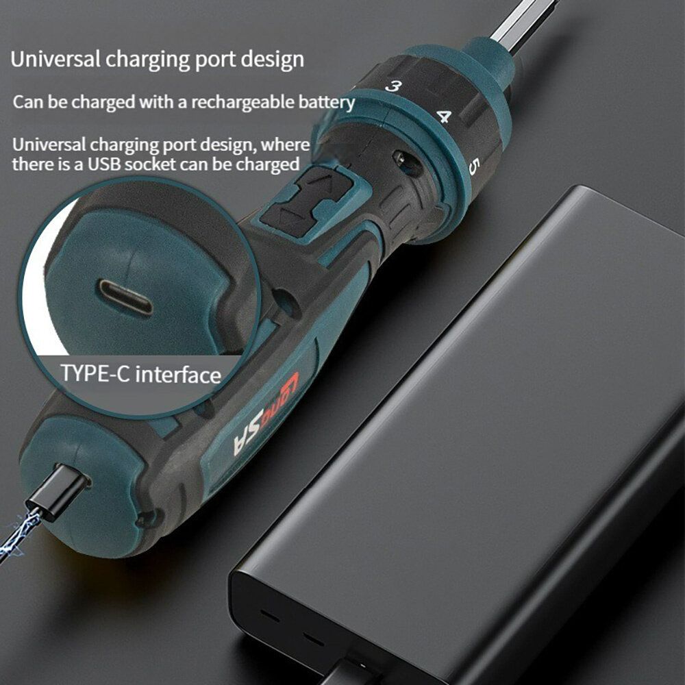 11PCS 200r/min Household Ratchet Screwdriver Cordless