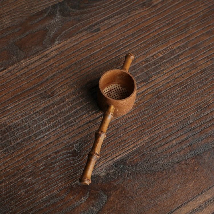 Bamboo Woven Creative Filte Bamboo Pole Hole Tea Leak