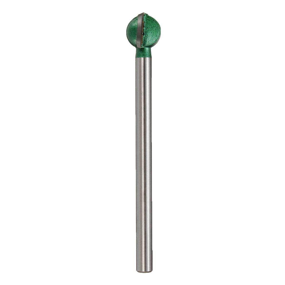 Steel Woodworking Ball Shape Milling Carving Tool Kit Sliver 14mm Extension