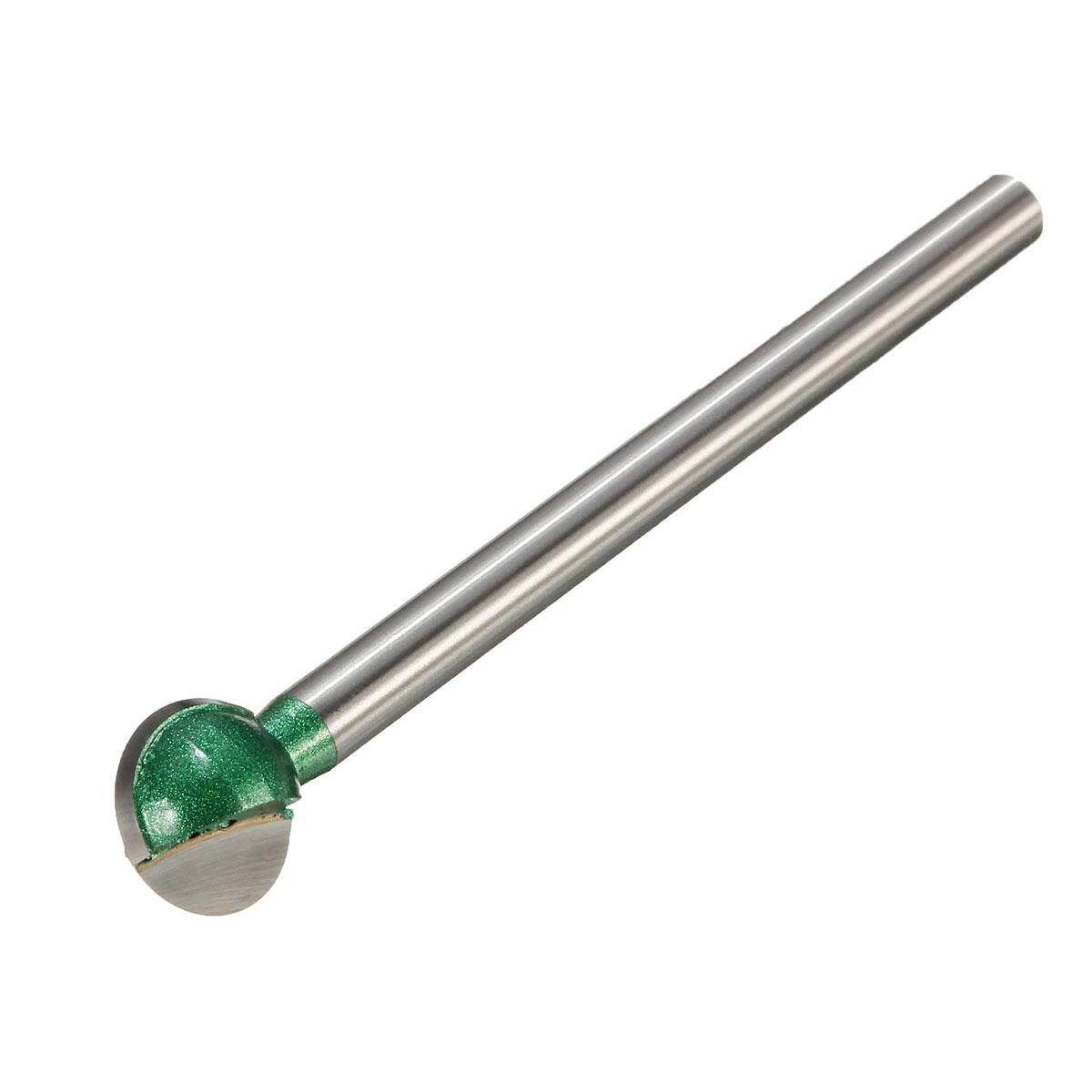 Steel Woodworking Ball Shape Milling Carving Tool Kit Sliver 14mm Extension