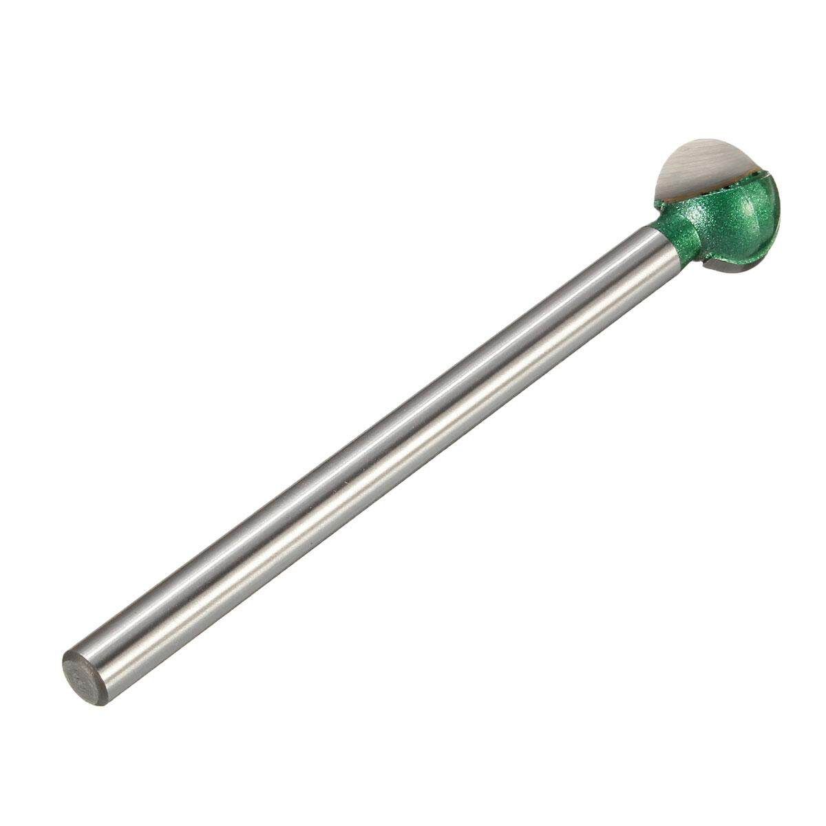 Steel Woodworking Ball Shape Milling Carving Tool Kit Sliver 14mm Extension