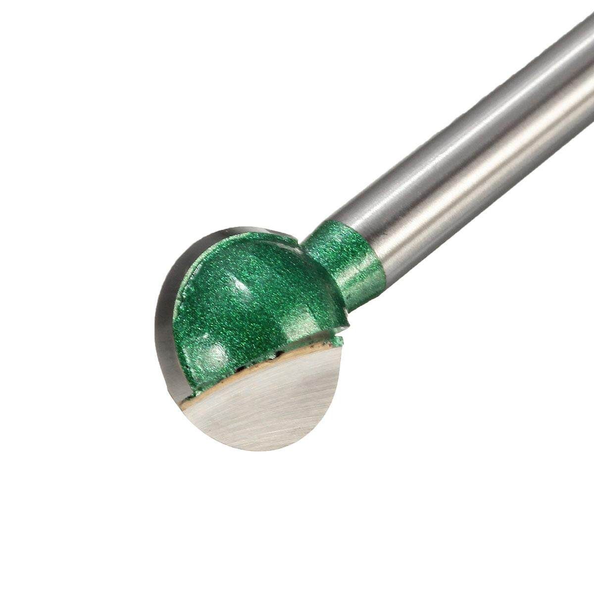 Steel Woodworking Ball Shape Milling Carving Tool Kit Sliver 14mm Extension