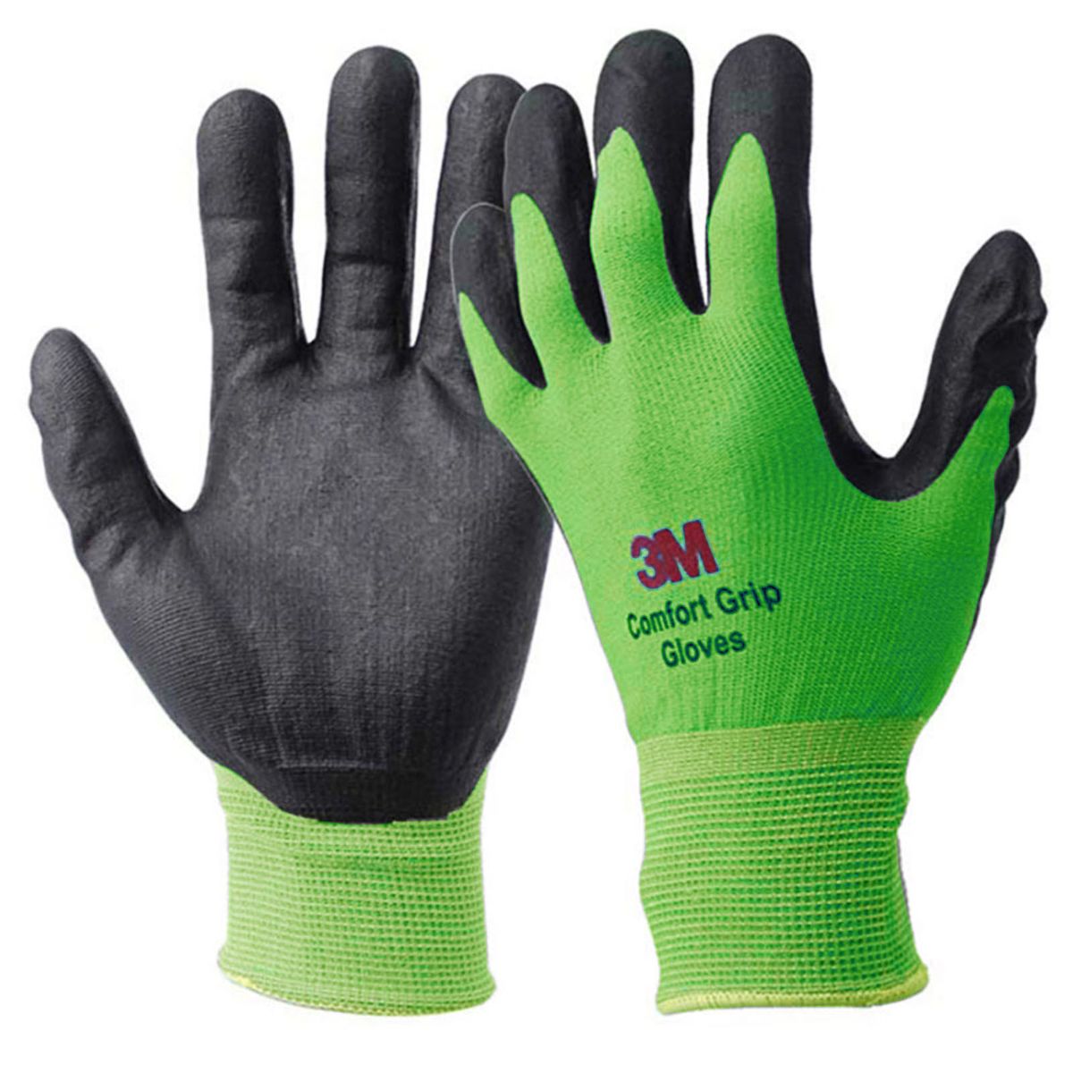3M 1 Pair Comfort Grip Glove Nitrile Rubber Protective