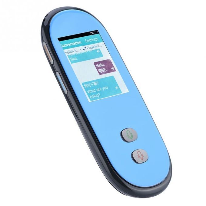 Intelligent Simultaneous Translation WIFI MIFI SIM Voice 28 Languages Travel Translator Fashionable Black Blue Color DJLAB