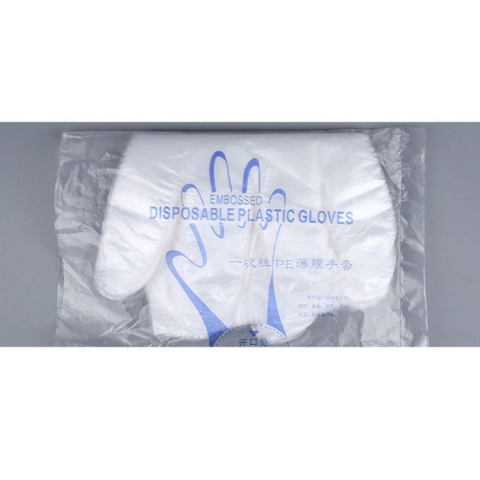 100Pcs/Bag Disposable Gloves Transparent Food-Grade Pe