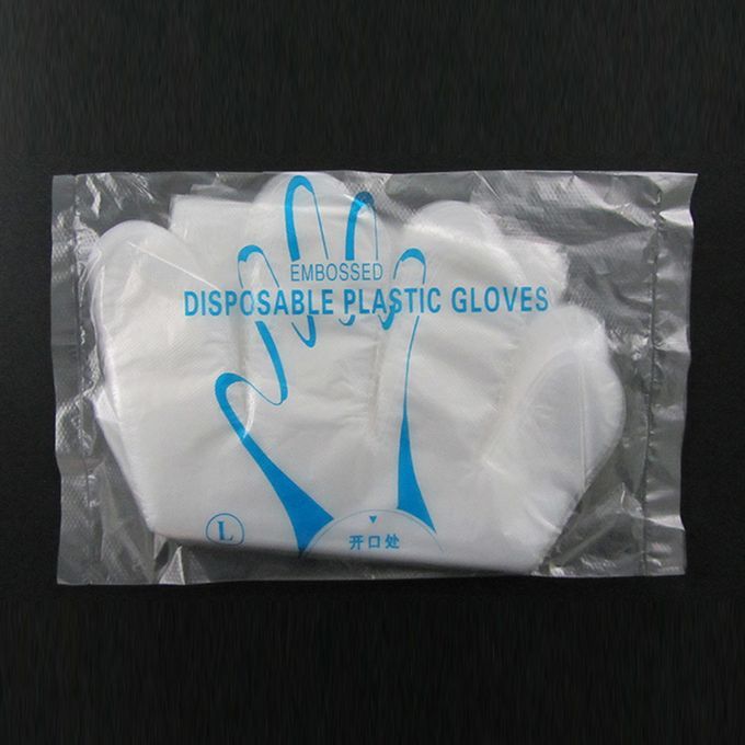 100Pcs/Bag Disposable Gloves Transparent Food-Grade Pe