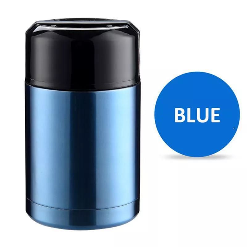 304 Stainless Steel Thermos Lunch Flask -Blue