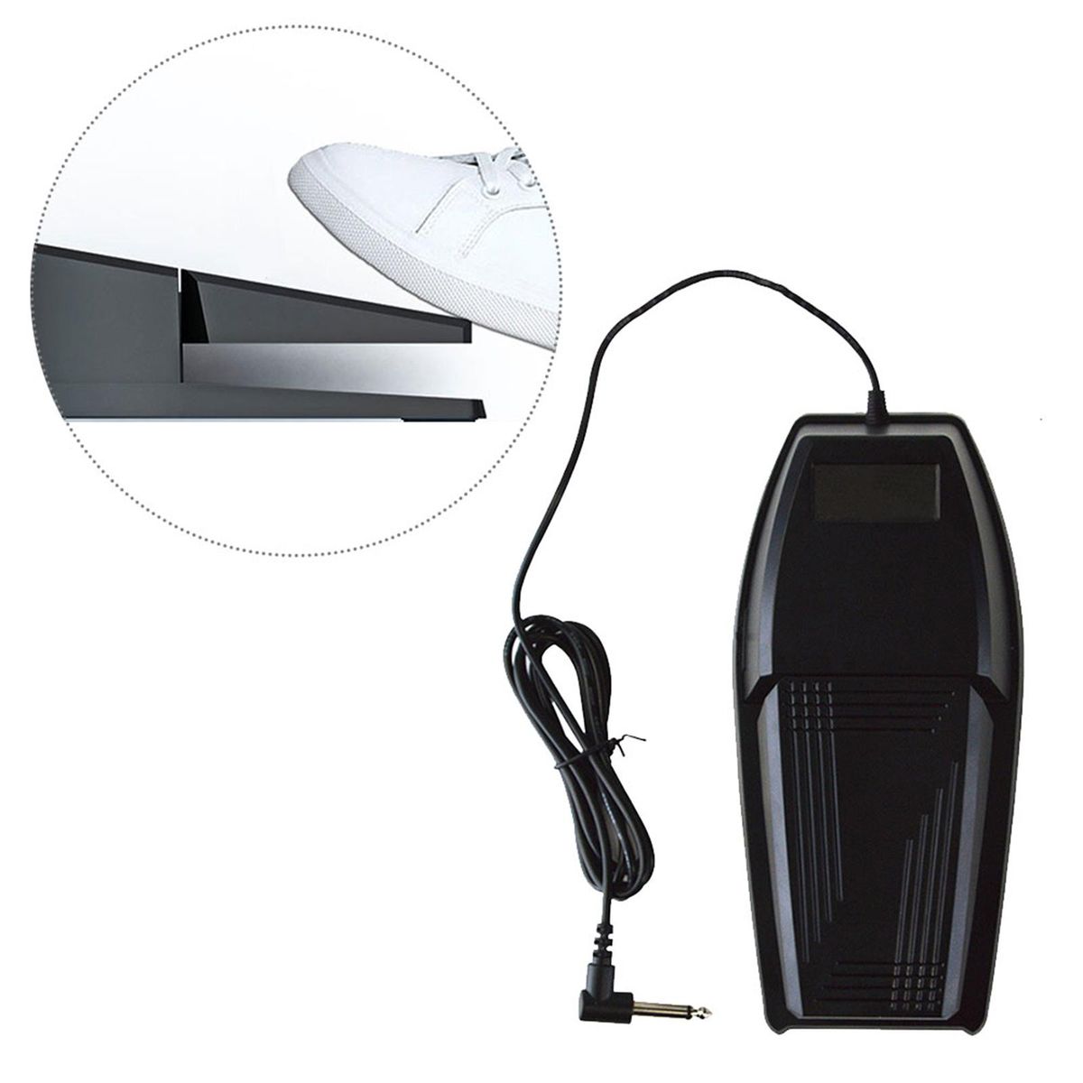 Electric Piano Sustain Foot Pedal Anti-Slip Universal For Yamaha