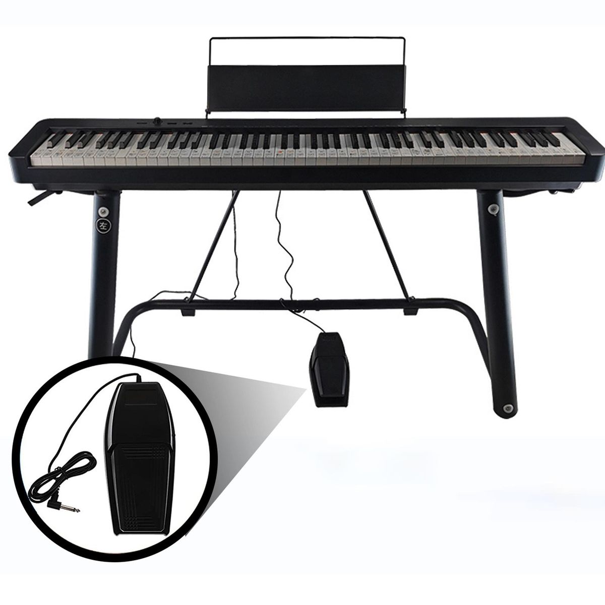 Electric Piano Sustain Foot Pedal Anti-Slip Universal For Yamaha