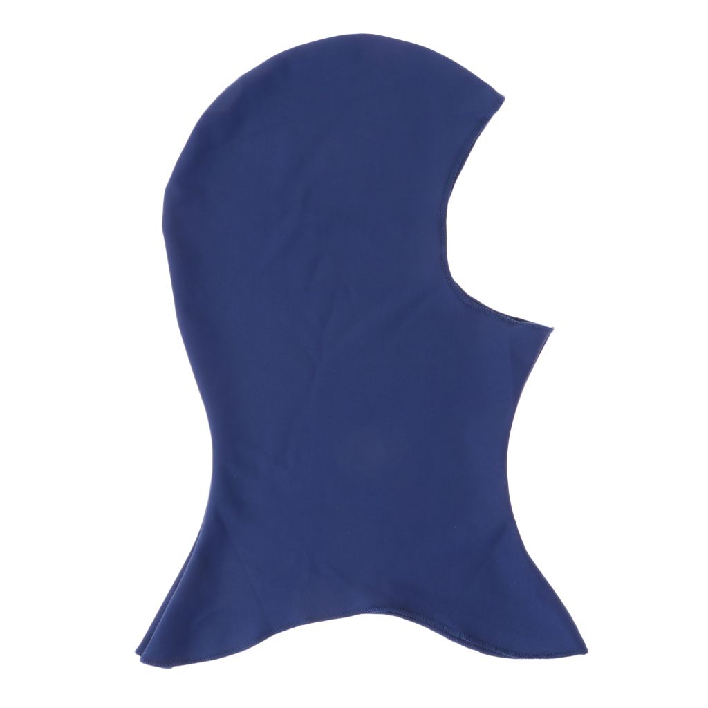 Pool Mask Head Sunblock UV Sun Protection Face Mask Swimming Cap Navy