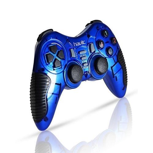 Single Wireless Game Pad For PC And PS2 - Blue