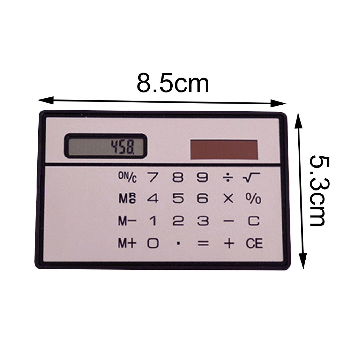 Calculator Portable 8 Digit Durable Ultra Thin  Mini-Black
