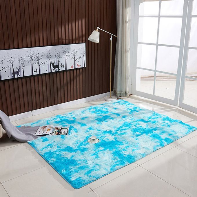 Ultra Soft Tie-Dye Style Gradient Color Carpet Floor