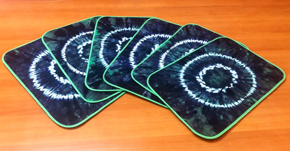 Set Of 6 Tie/dye Tablemats