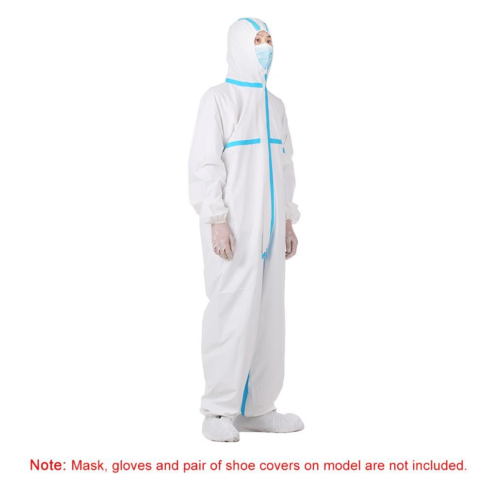 Coverall Disposable Isolation Suit for Staff Protective Clothing Dust-proof Coveralls Antistatic