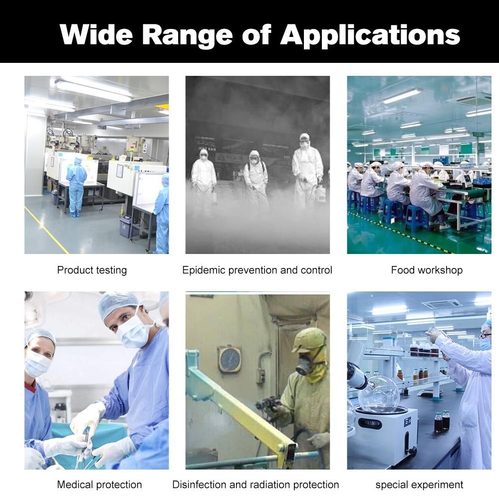 Coverall Disposable Isolation Suit for Staff Protective Clothing Dust-proof Coveralls Antistatic