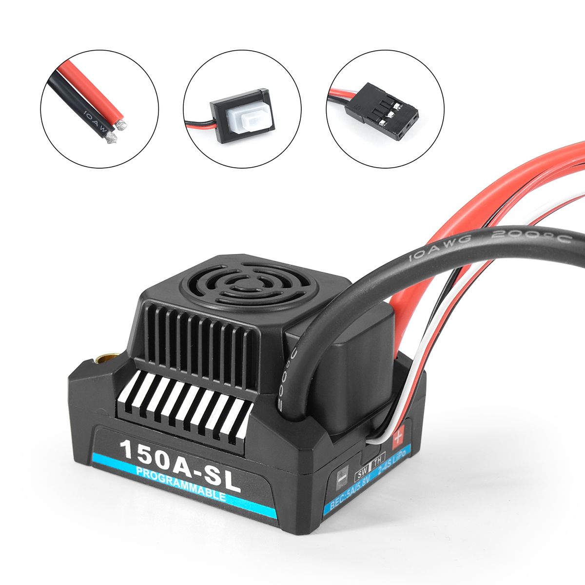 150A Brushless ESC With 4-6S  5A/5.8V BEC For 3660/3670/3674