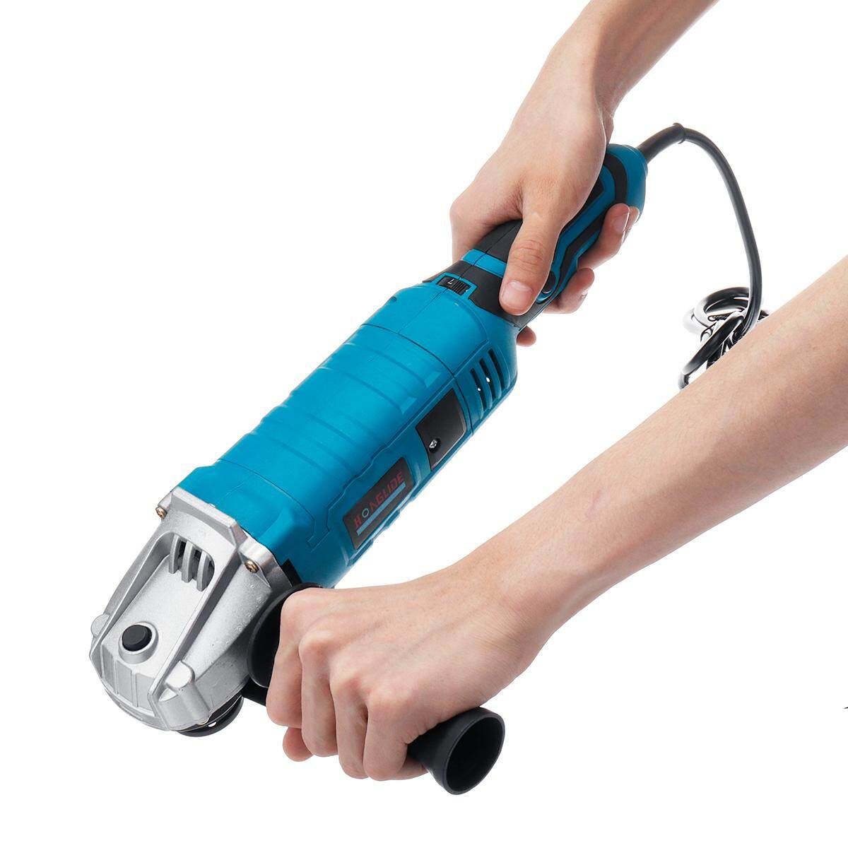 1100W Electric Angle Grinder 125mm Grinding Machine Metal Polishing Tool