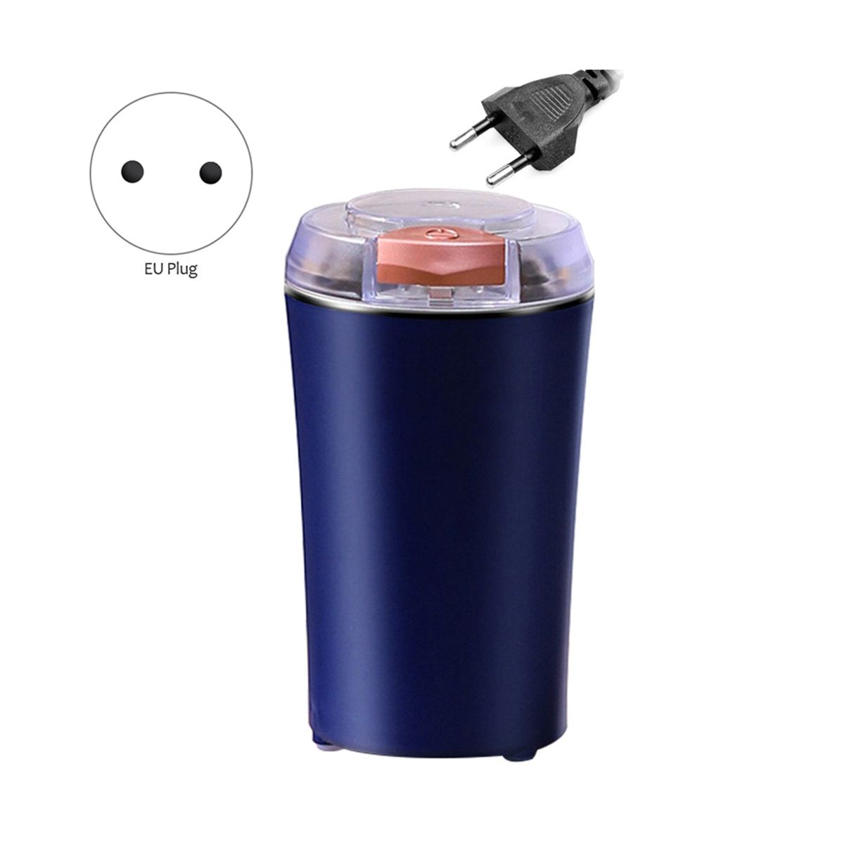 Small Grain Grinder Coffee Grinder Stainless Steel Nuts Beans Grains Mill Herbs Electric Grinding Machine EU Plug