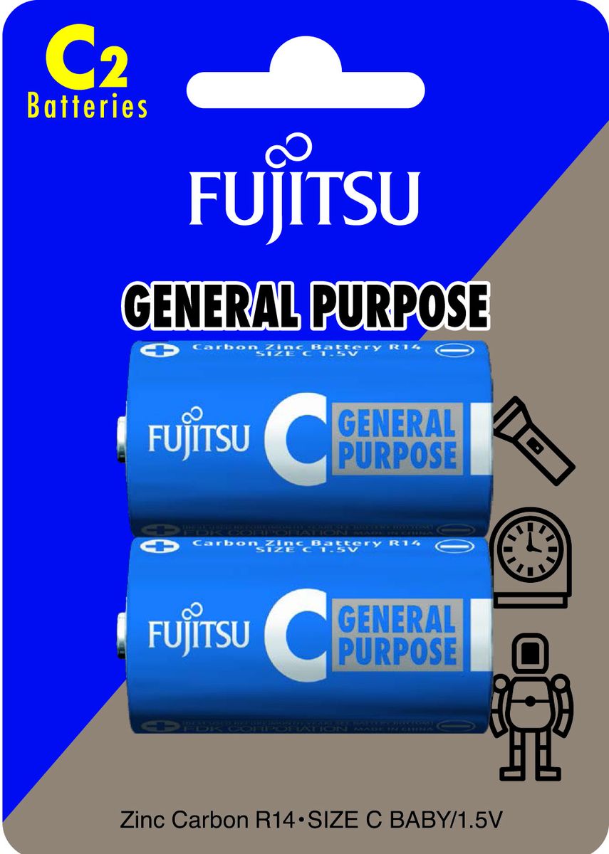 Carbon Zinc Battery - C2 General Purpose