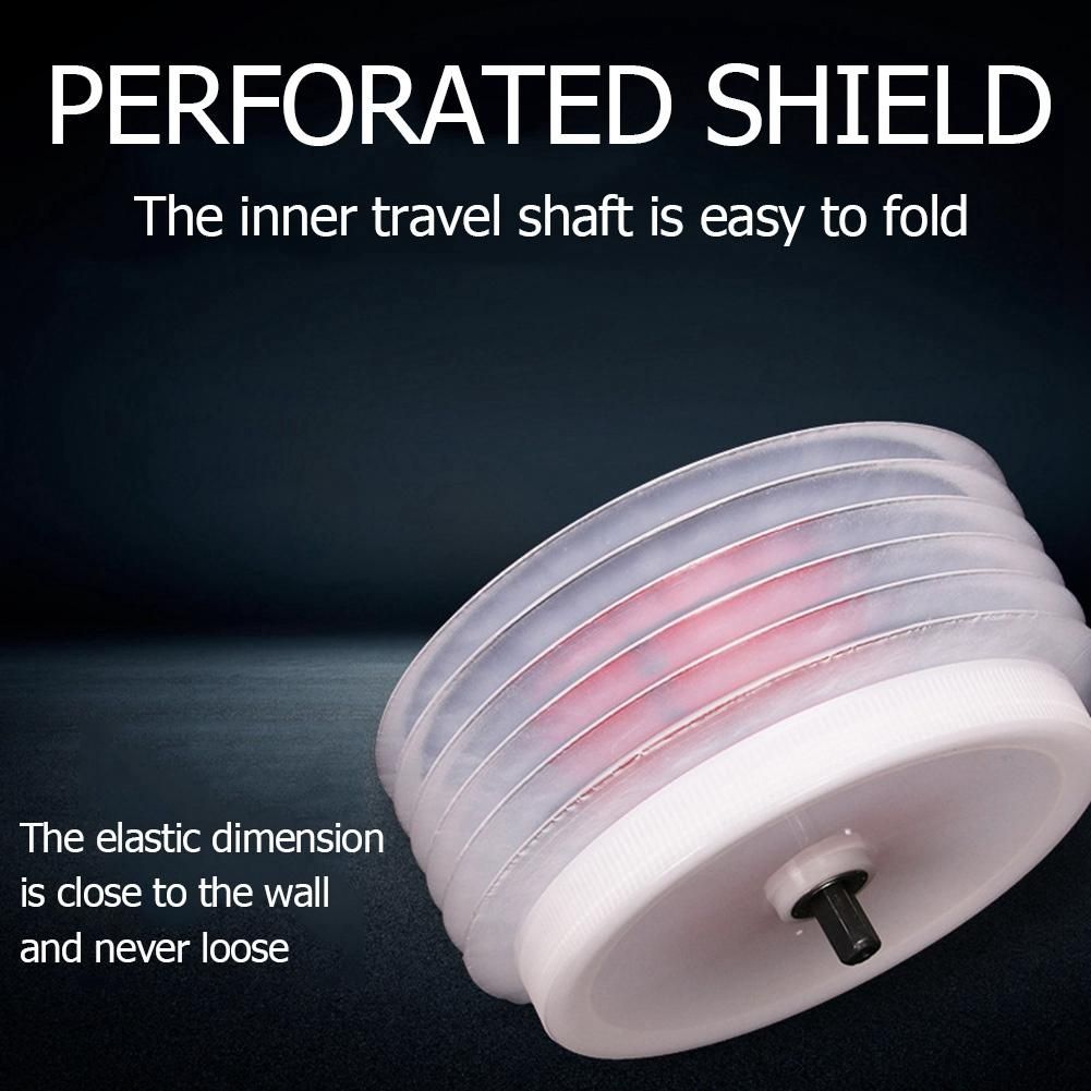Hole Opener Dust Cover Bowl Wood Electrician Protection