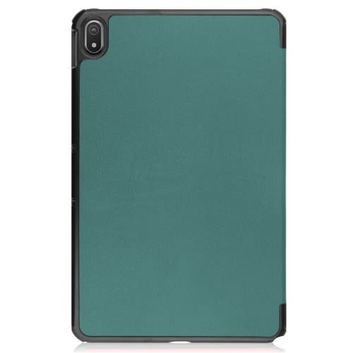 Leather Flip Case For Nokia T20 - Green