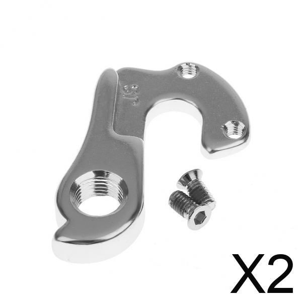 2 Pieces MTB Rear Gear Mech Derailleur Hanger Bike Transmission Tail