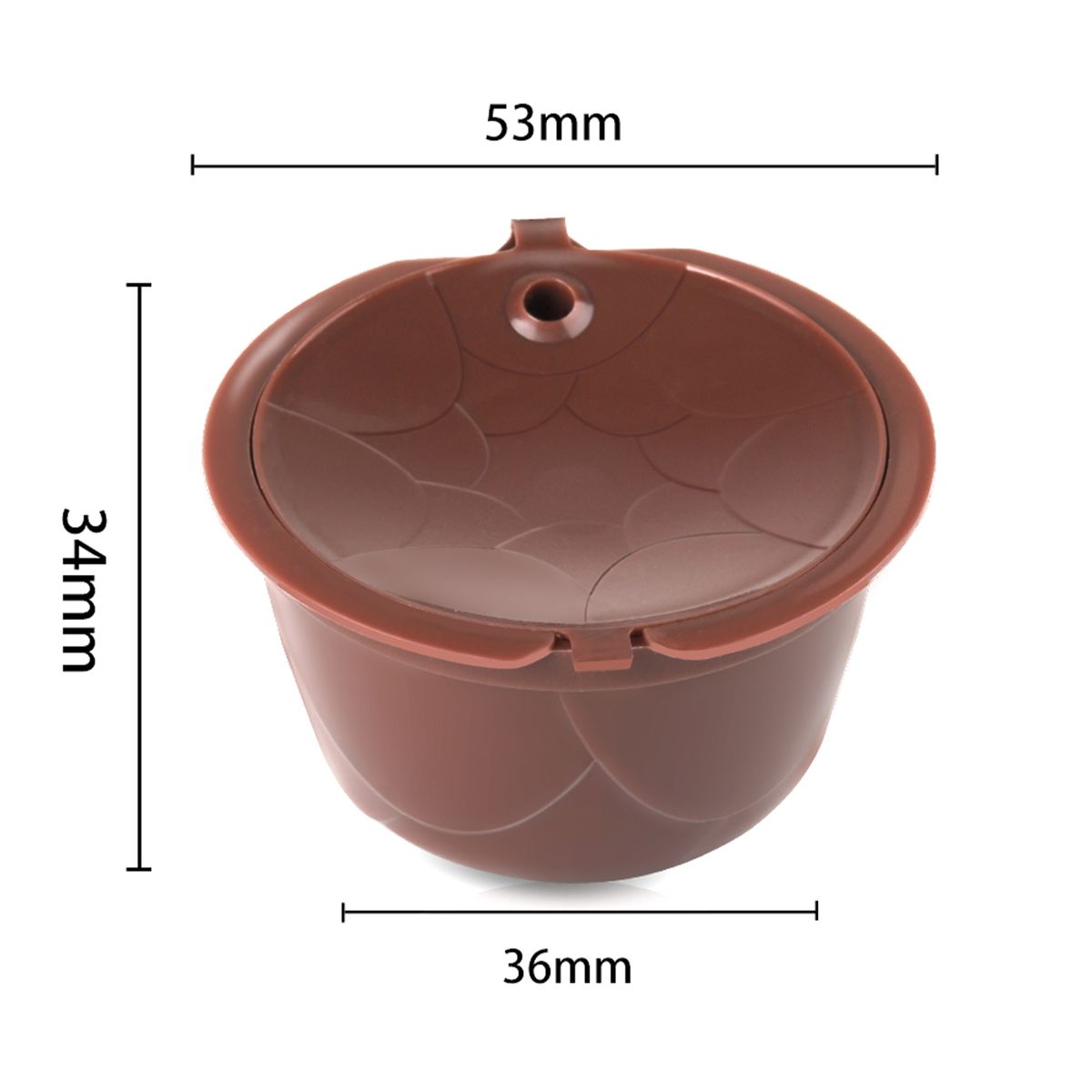3PCS Reusable Coffee Pods Refillable Coffee Capsules