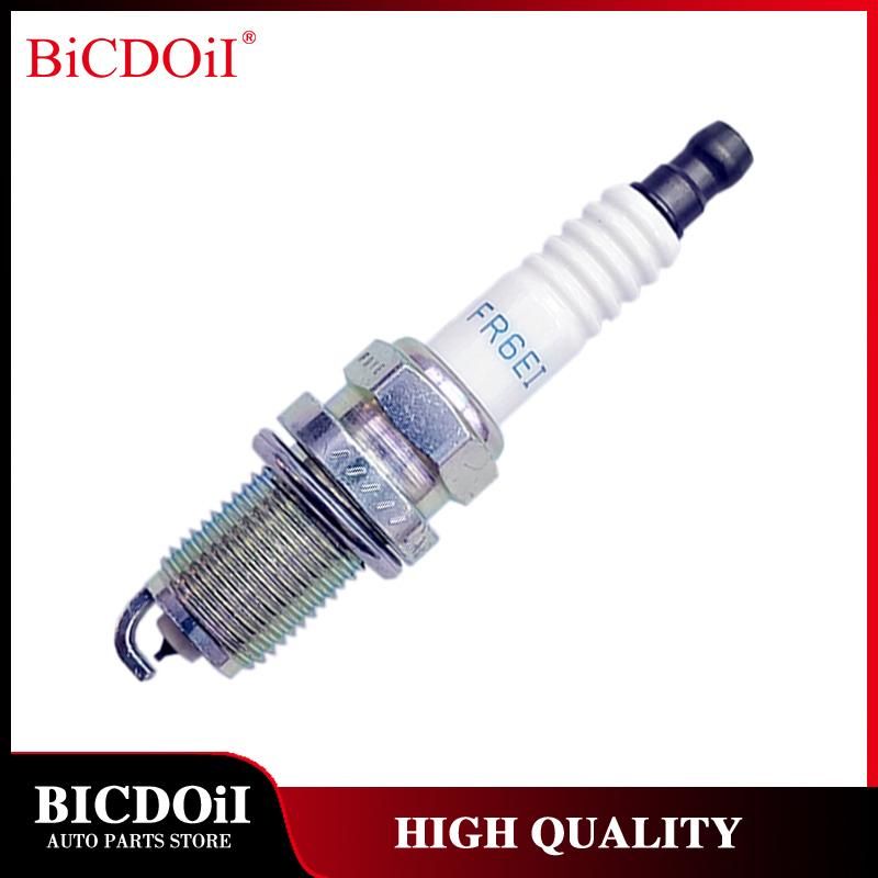 4/6Pcs MN163236 FR6EI Iridium Spark Plug For Mitsubishi Outlander Lancer Sportback Eclipse Endeavor Galant 4B10 4B11 4J11
