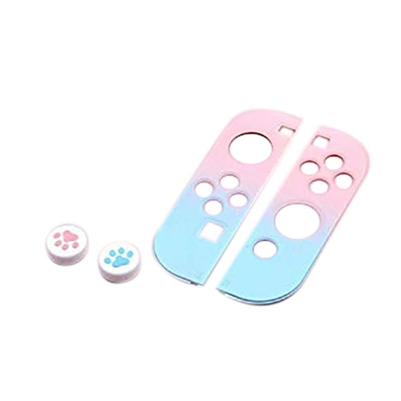 Gradients Color Crystal Housing Case & Joystick Thumb Grips