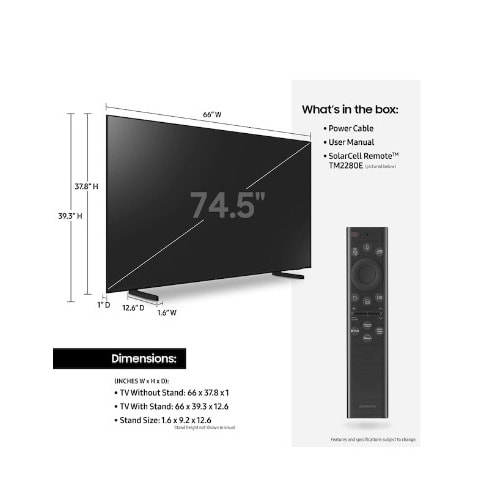 Class Q60b Qled 4k Smart Tv - 2022 - 75"