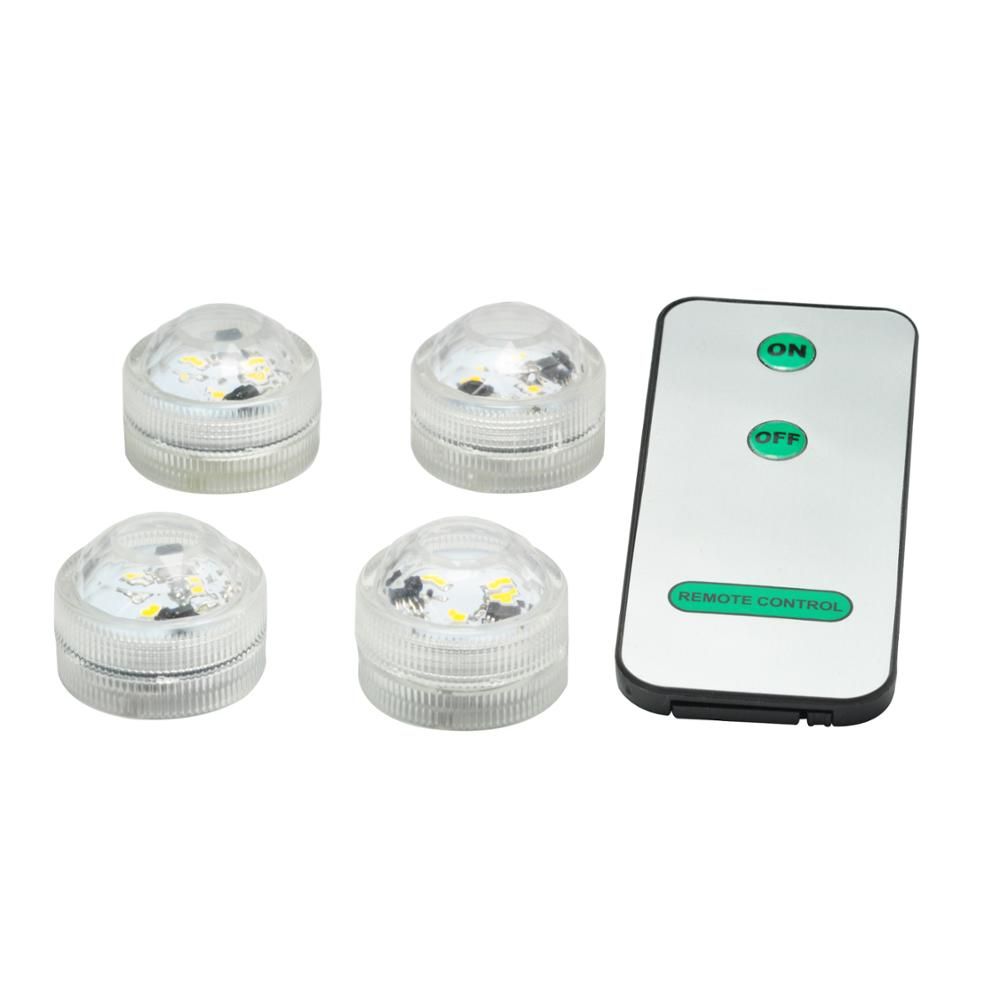 3CM RGB Mini Submersible LED Light With Remote Controller