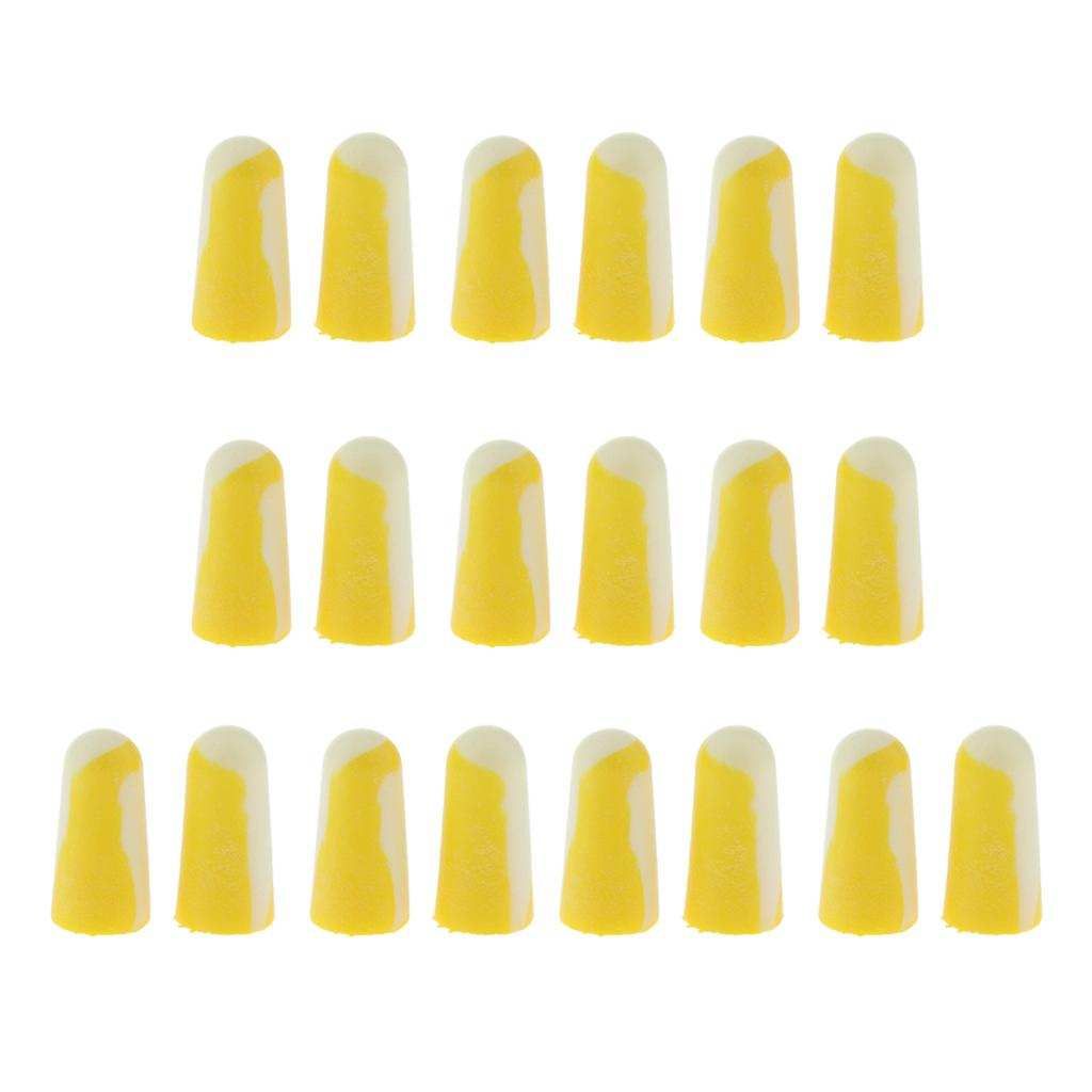 Pack Of 20, Ear Plugs, Noise Cancelling Reusable Earplugs For Sleeping