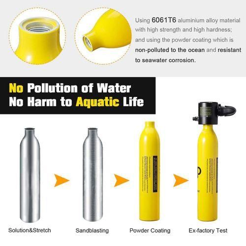 DIDEEP 0.5L Scuba Diving Cylinder Mini Oxygen
