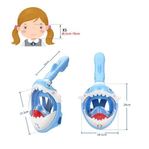 Scuba Diving Mask For Kids Full Face HD Anti Fog