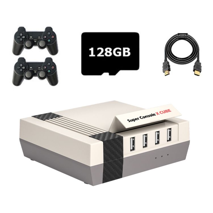 Super Console X Cube Wireless Game Console 128G 41000+ Games