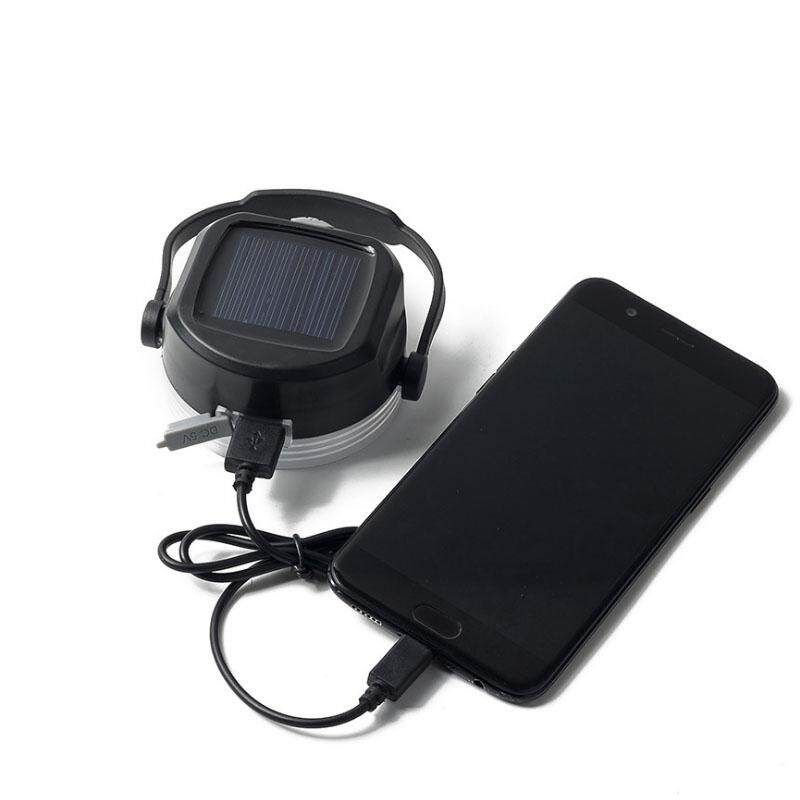 Solar Charging Kettle Outdoor Camping Water Lamp With Lamp Cup Collapsible Kettle 5 Lighting Modes 6 Sound Effects Energy Saving Environmental Protection