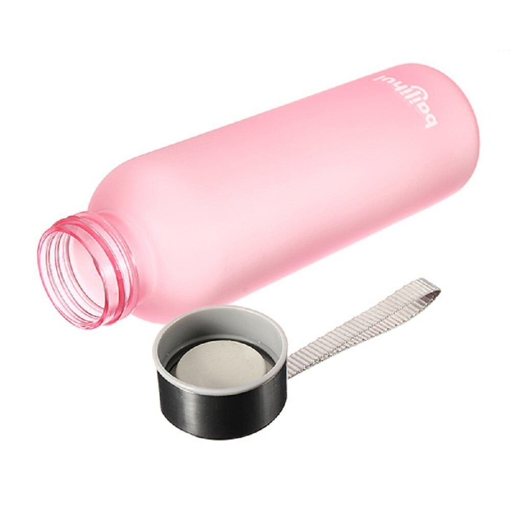 Outdoor Sport Unbreakable Leak-proof Travel Water Cup Drink Bottle Cycling 600ML White