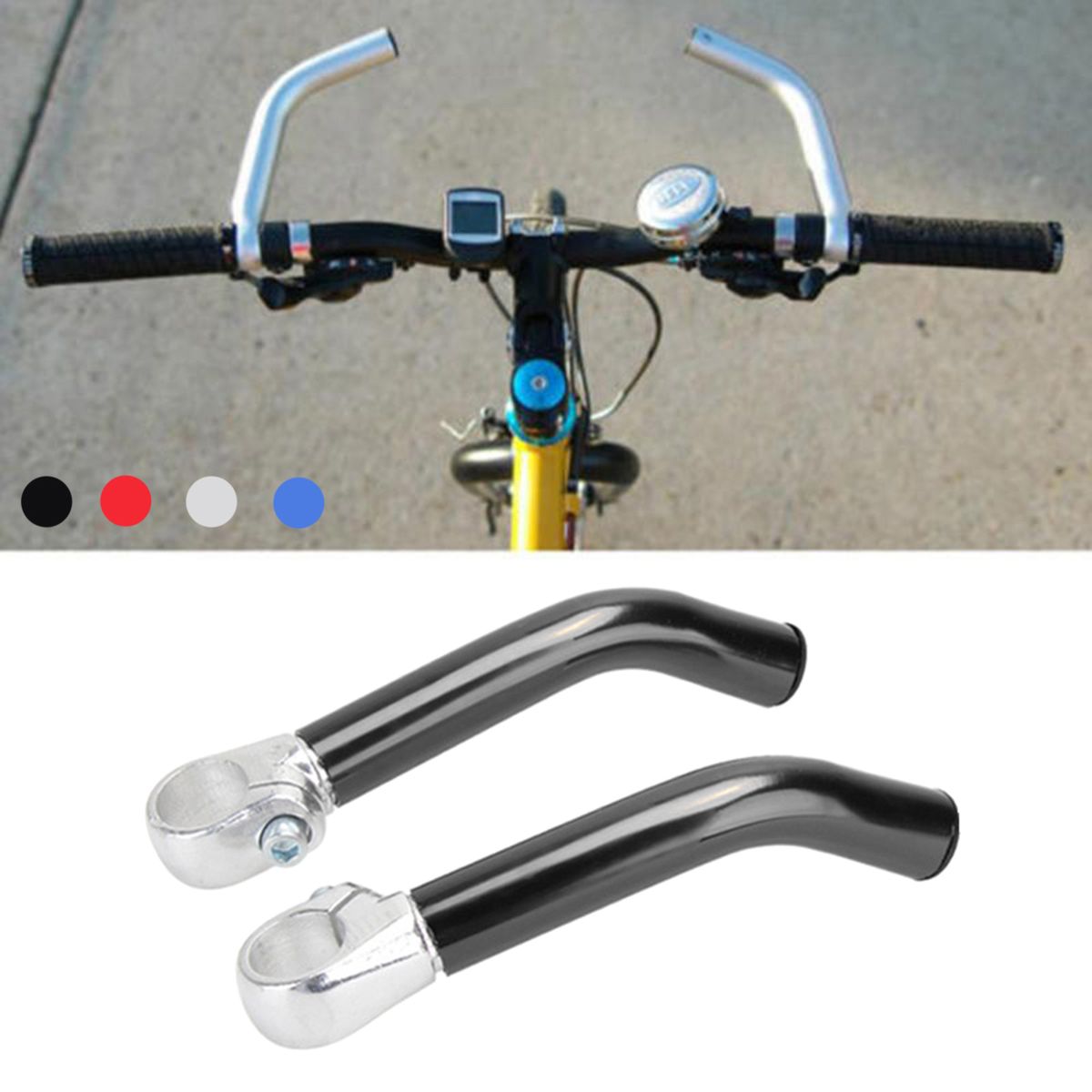 Handlebar End  Mountain  Handle Bar Ends Black