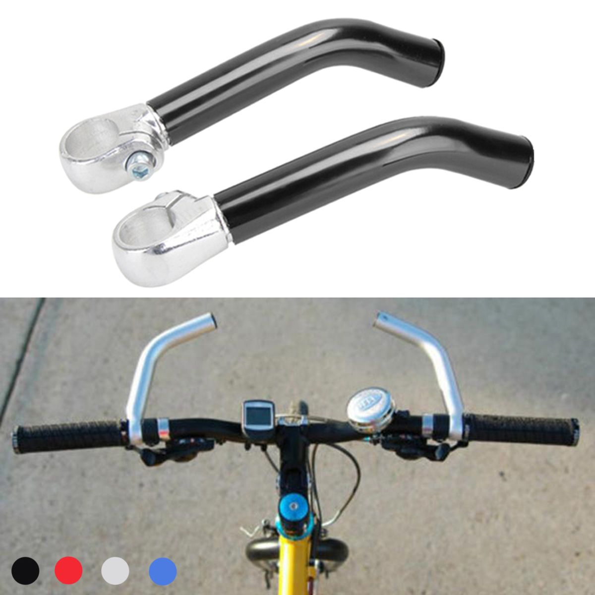 Handlebar End  Mountain  Handle Bar Ends Black